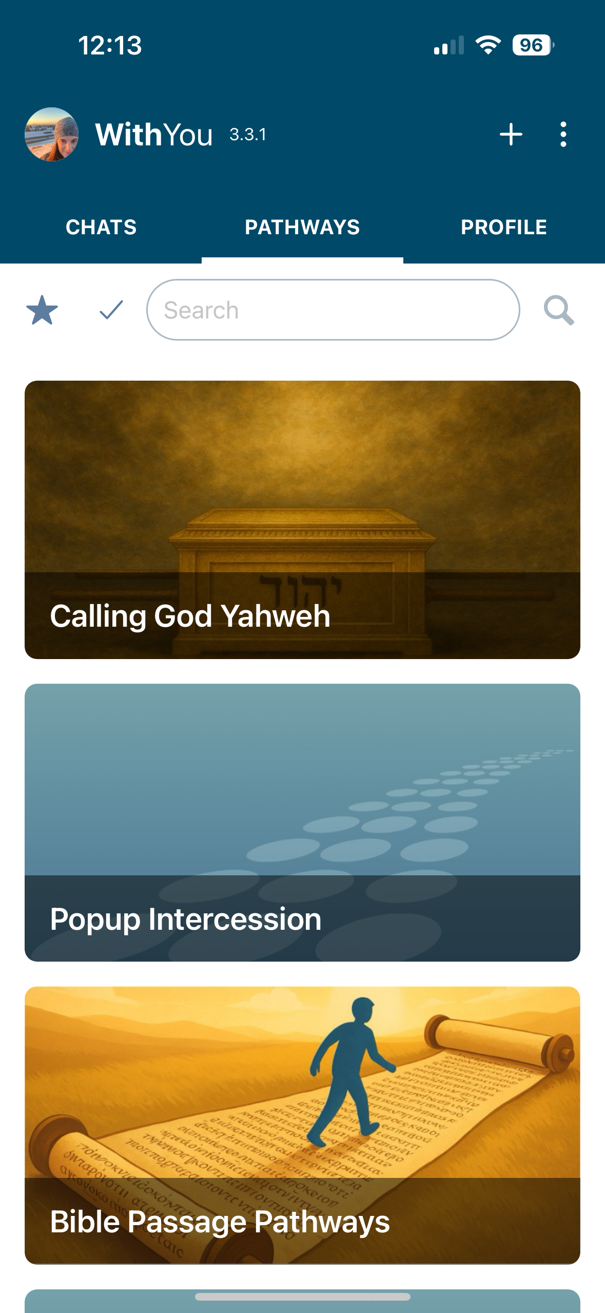 Pathways connected to Scripture